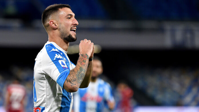 SSC Napoli Vs. AS Roma politano napoli