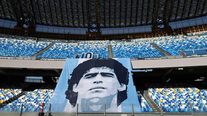 Napoli-Sampdoria serie A maradona napoli