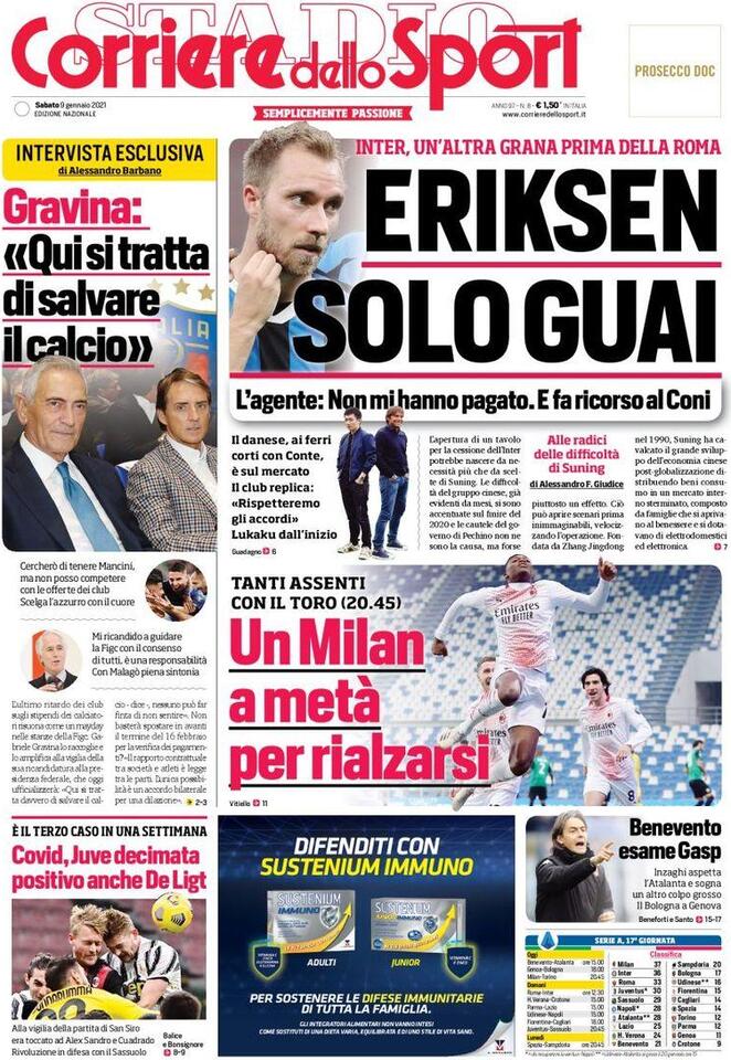 corriere dello sport 2021 01 09 5ff8e61251732