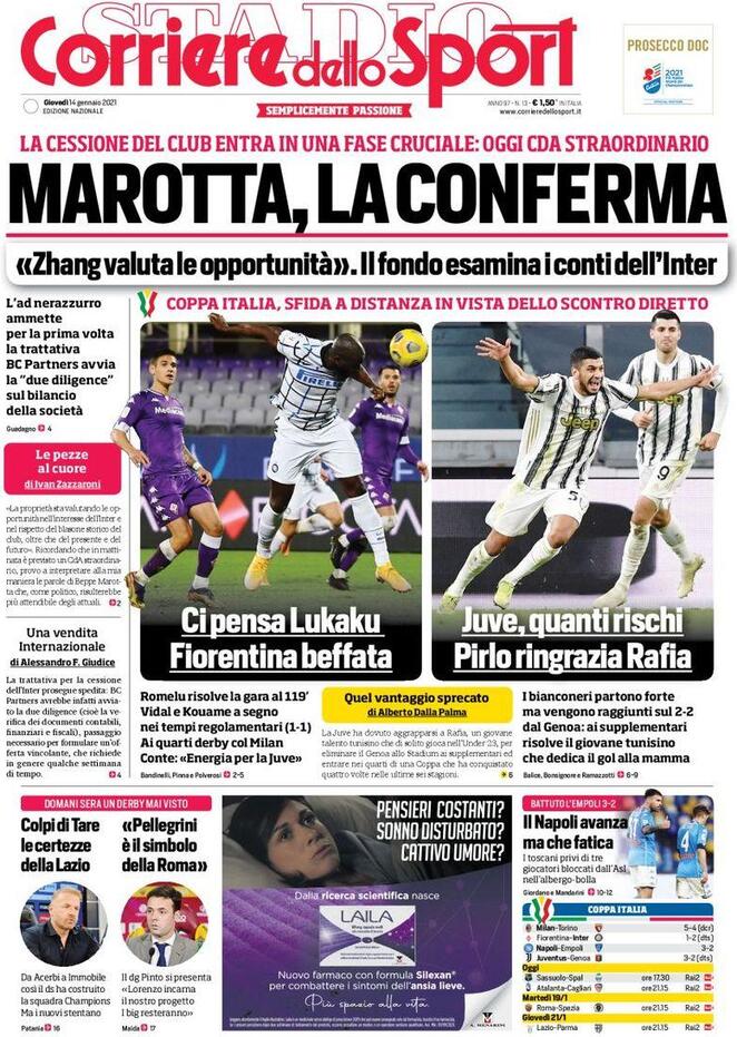 corriere dello sport 2021 01 14 5fff812773e21