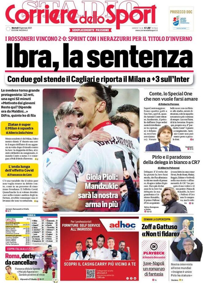 corriere dello sport 2021 01 19 600617fd441b0