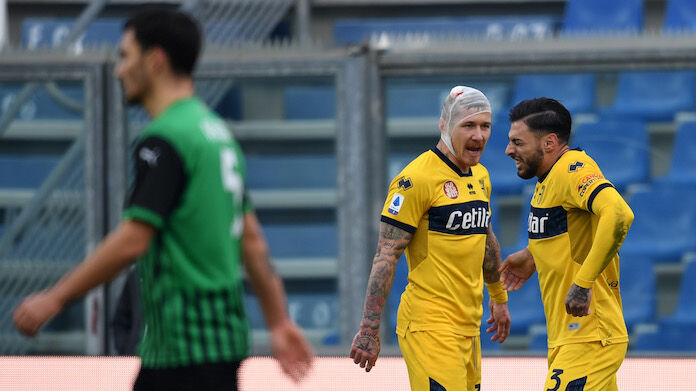 Soccer: Serie A 2020-2021 : Sassuolo 0-1 Parma pezzella parma