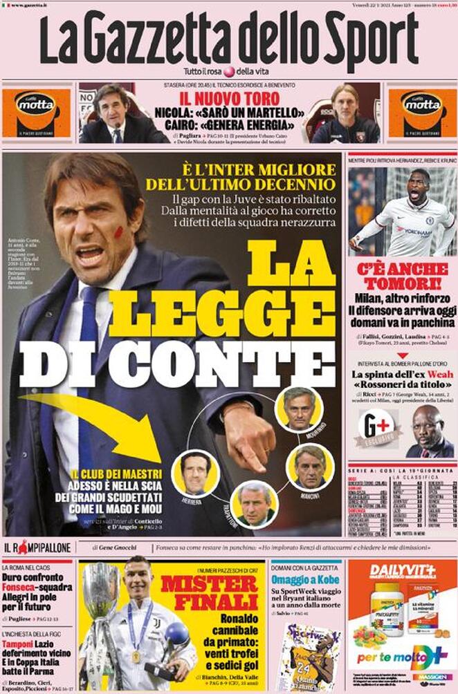 la gazzetta dello sport 2021 01 22 600a5d96d488f