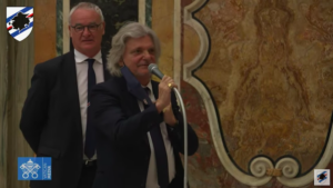 La Sampdoria incontra Papa Francesco: le parole di Ferrero e Ranieri – VIDEO
