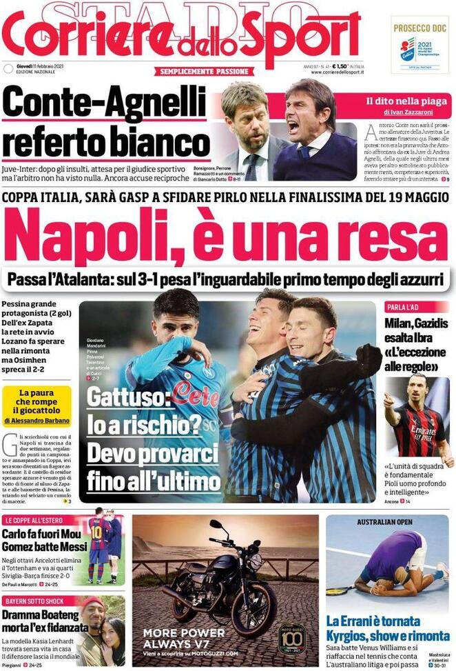 corriere dello sport 2021 02 11 6024798caf700