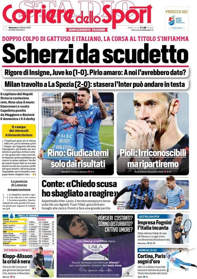 corriere dello sport 2021 02 14 6028b0b37838f