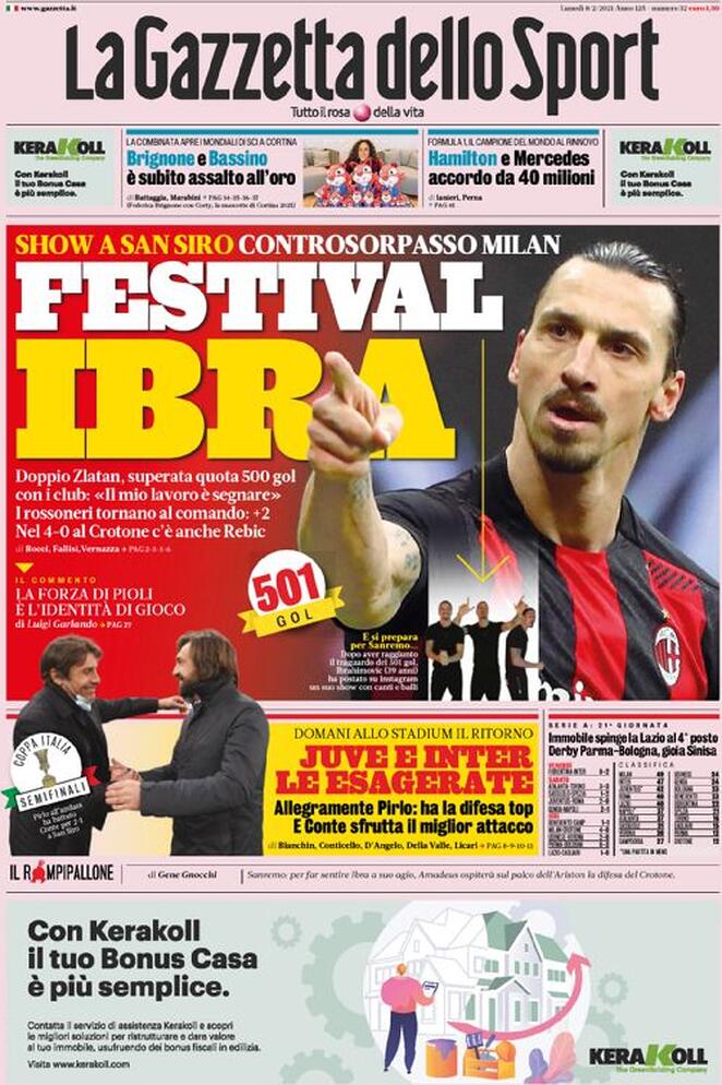 la gazzetta dello sport 2021 02 08 6020803837034