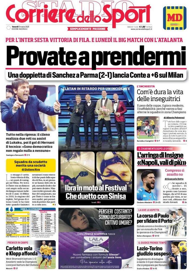 corriere dello sport 2021 03 05 6041bd8b09ddd