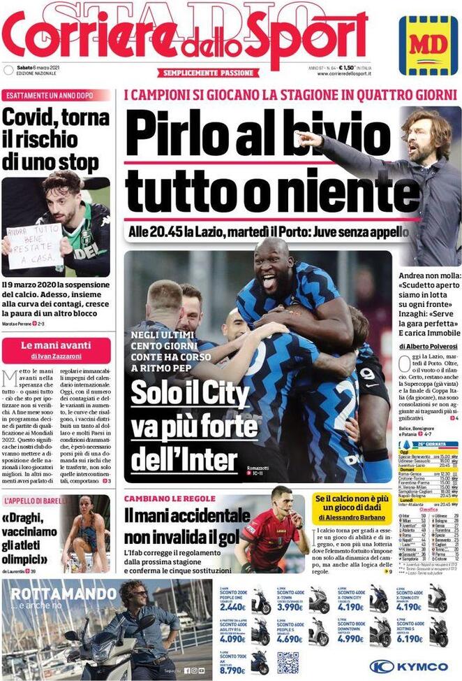 corriere dello sport 2021 03 06 6042bc4b8603b