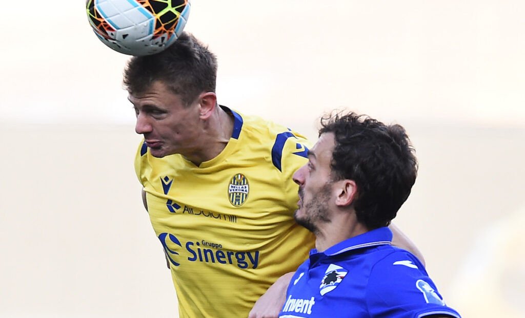 Hellas Verona, oggi la ripresa: Dawidowicz accelera il recupero 1 Dawidowiz Gabbiadini MG2 4545