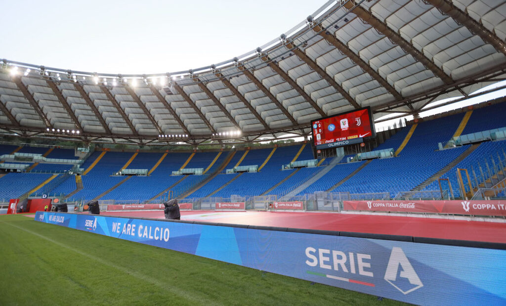 Pubblico in Serie A, Costa: «Forse riaperture per l'ultima giornata» 1 Olimpico AGPR8215