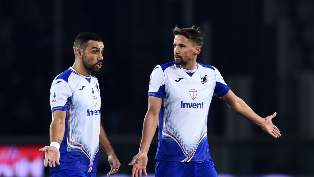 Finale di Serie A e mercato: rivoluzione in attacco per la Sampdoria? La situazione 1 Quagliarella Ramirez MG2 4559 e1703168431131