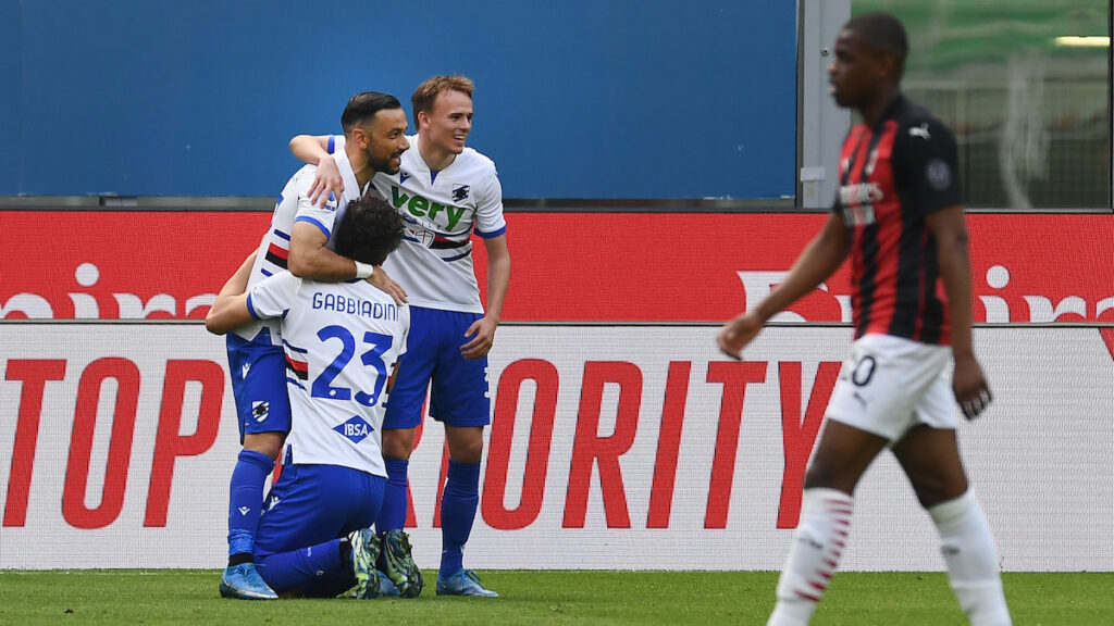 La Sampdoria insegue Milan, Torino e Atalanta: il motivo 1 esult gol Quagliarella MG5 1808