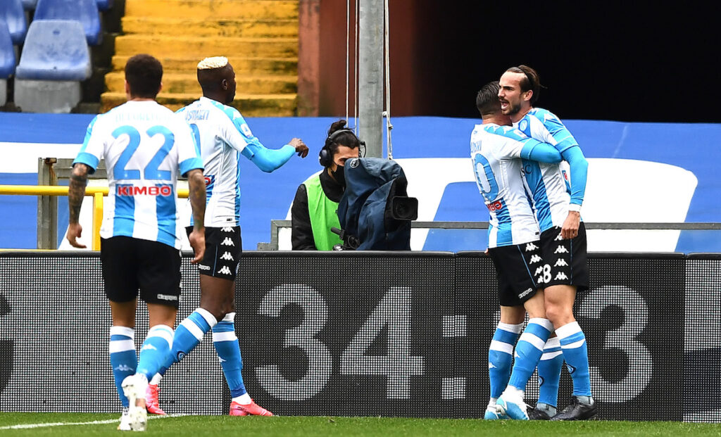 Lazio e Napoli infiammano la quota Champions: il punto sulla Serie A 1 esult gol Ruiz MG1 7869