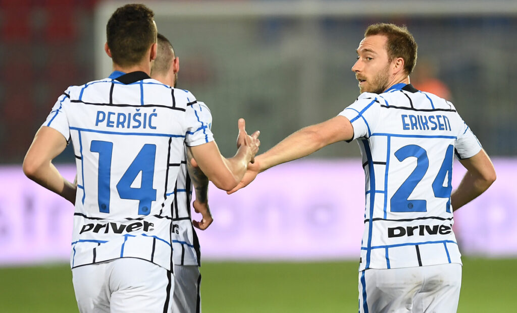 Inter, Eriksen pronto a festeggiare: «Ormai siamo vicini allo Scudetto» 1 Eriksen Perisic