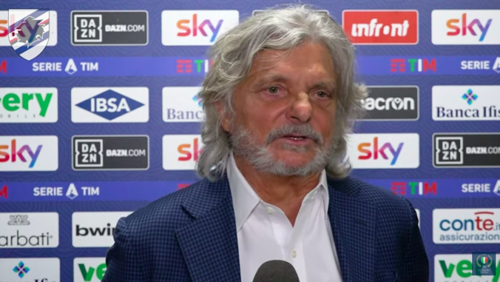 Ferrero: «Voglio un futuro migliore per la Sampdoria» - VIDEO 1 Schermata 2021 05 23 alle 00.52.56