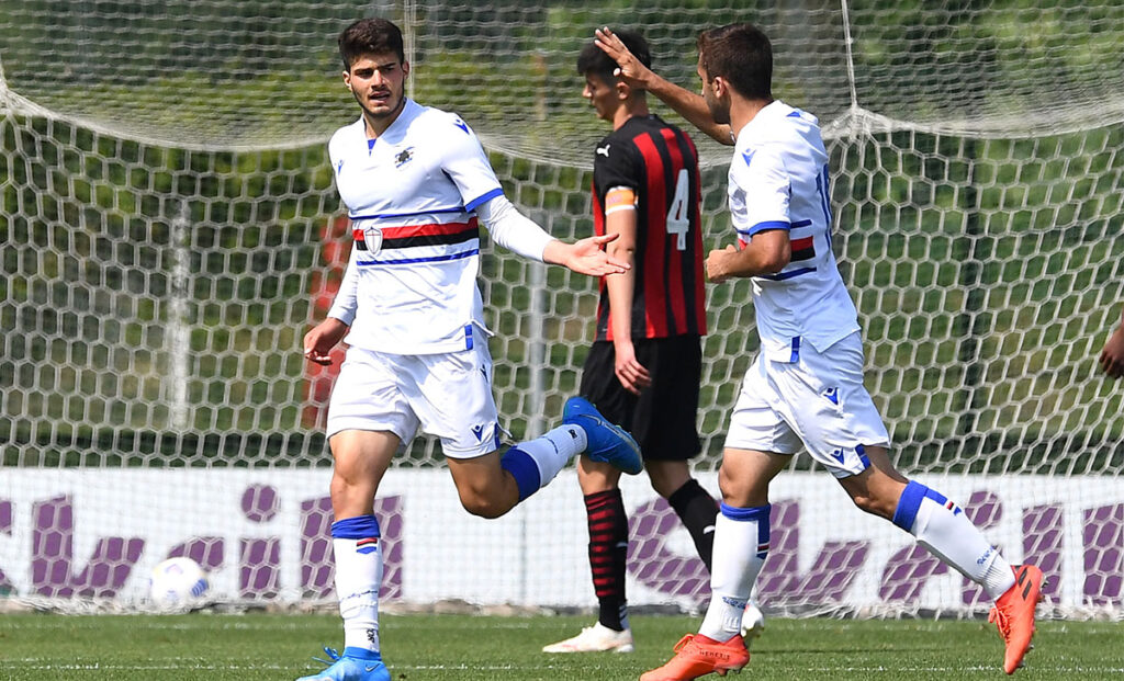 Sampdoria Primavera, Siatounis non si ferma: gran gol per lui 1 Siatounis Trimboli