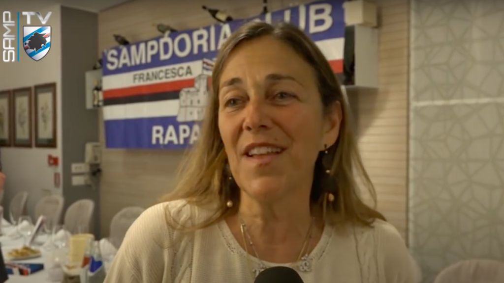 Sampdoria, Francesca Mantovani su Eriksson: «Ciao Sven, un Signore e nostro grande Mister» 1 francesca mantovani e1697185399524