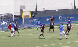 Angileri incorna l’Ascoli: Sampdoria Primavera subito in vantaggio