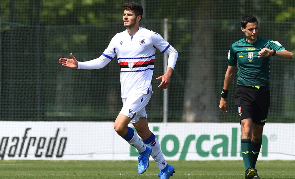 Sampdoria Primavera, Siatounis saluta Trimboli: «In bocca al lupo amico mio» - FOTO 1 siatounis 2