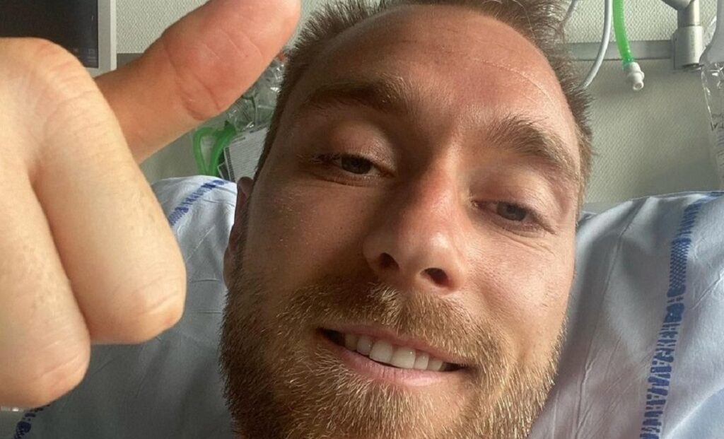 Eriksen: «Grazie per l’affetto, sto bene». Necessari altri esami 1 WhatsApp Image 2021 06 15 at 09.30.10