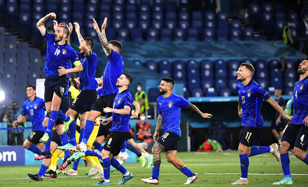 EURO 2020, quasi la metà dei gol segnati da calciatori di Serie A: il dato 1 italia 1