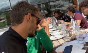 Volo in elicottero e pranzo ad alta quota per la Sampdoria – FOTO