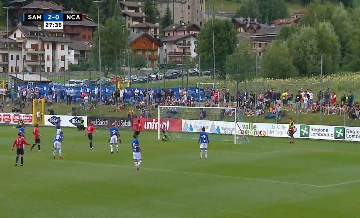 Sampdoria ritiro