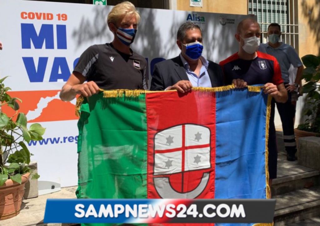 Sampdoria e Genoa unite per il vaccino: Thorsby testimonial blucerchiato 1 Thorsby vaccino