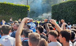 Sampdoria, la squadra incontra i tifosi a Bogliasco – VIDEO