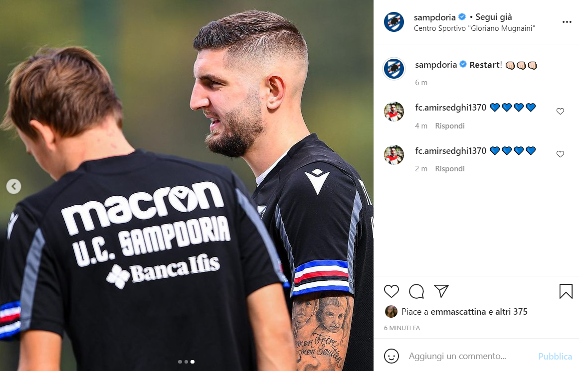 Allenamento Falcone