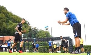 Sampdoria, la visita di Molango tra il Ferraris e Bogliasco