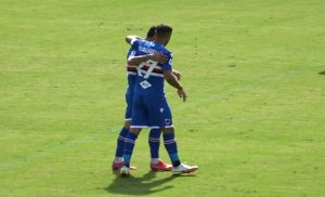 Caputo Quagliarella abbraccio