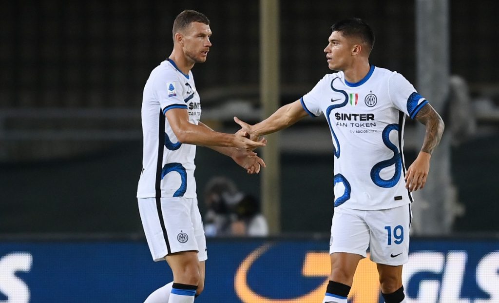 Marani: «Inter? Contro la Sampdoria sarà una partita delicata» 1 dzeko Correa MG9 4844