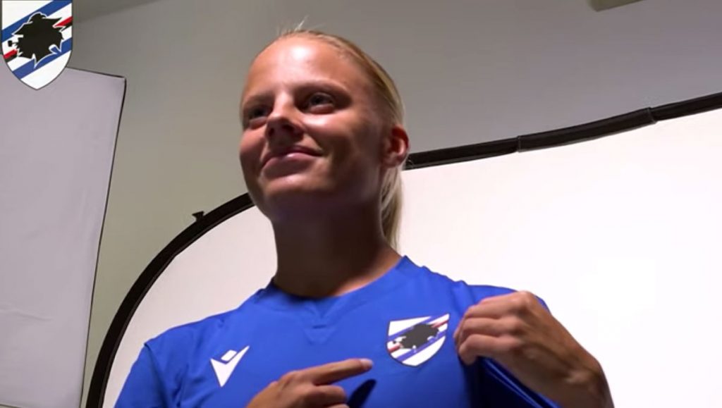 Sampdoria Women, tempo di shooting: le immagini delle blucerchiate - VIDEO 1 sampdoriawomen