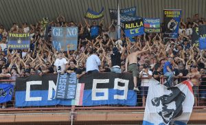 Tifosi dell’Inter a quelli della Sampdoria: «Tornerete in Serie B»