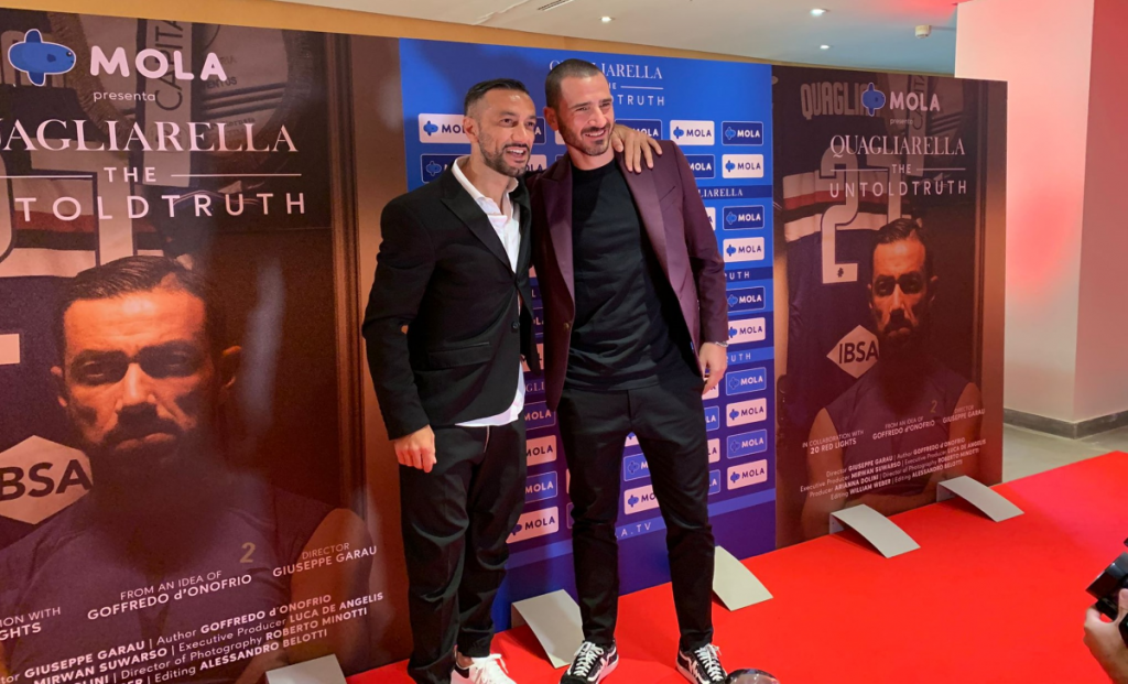 Quagliarella: «Sono molto contento. Difficile riaprire la voragine» - VIDEO 1 Quagliarella Bonucci film