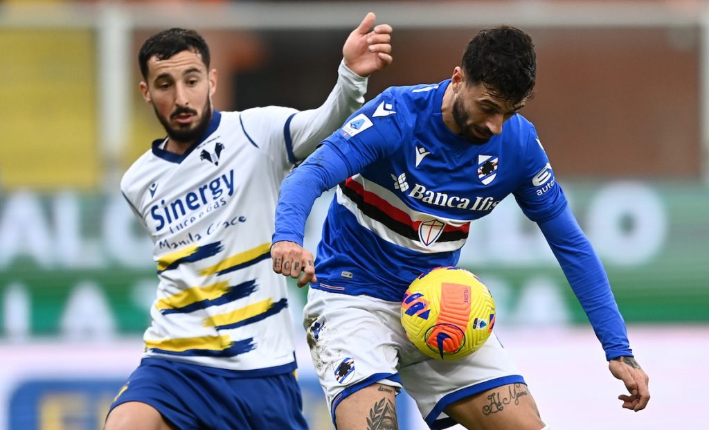 Verona, possibile rientro di un giocatore per la Sampdoria: le ultime 1 Caputo Ceccherini MG8 3303