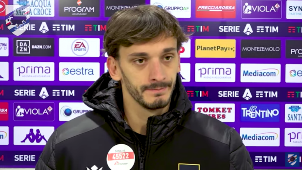 Gabbiadini: «Dovevamo fare di più. Ora battiamo la Lazio» - VIDEO 1 Schermata 2021 11 30 alle 22.12.33