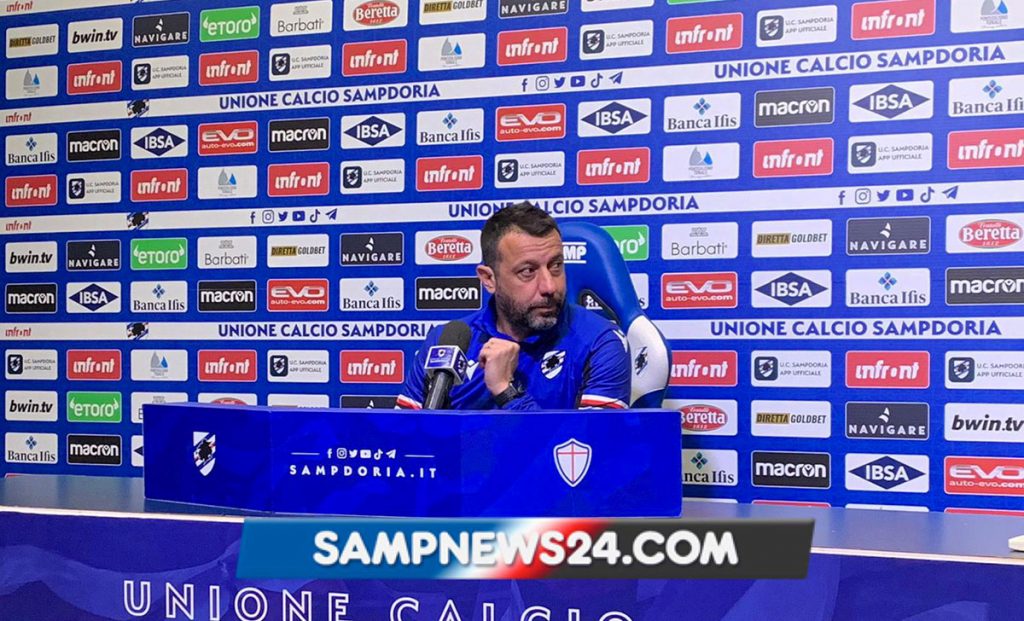 D'Aversa: «Ho avuto risposte dalla squadra. Gabbiadini? È a disposizione» - VIDEO 1 aversa2
