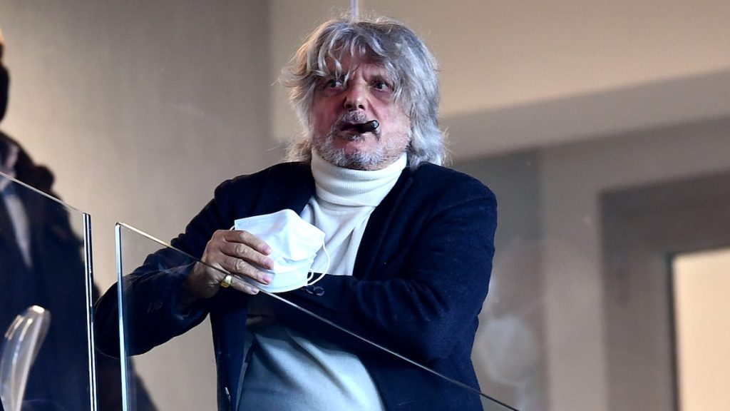 Da Roma: «Ferrero rammaricato per il ko della Sampdoria con il Cagliari» 1 massimo ferrero