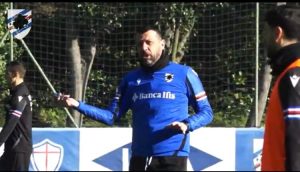 Testa alla Coppa Italia, la Sampdoria si allena a Bogliasco – VIDEO