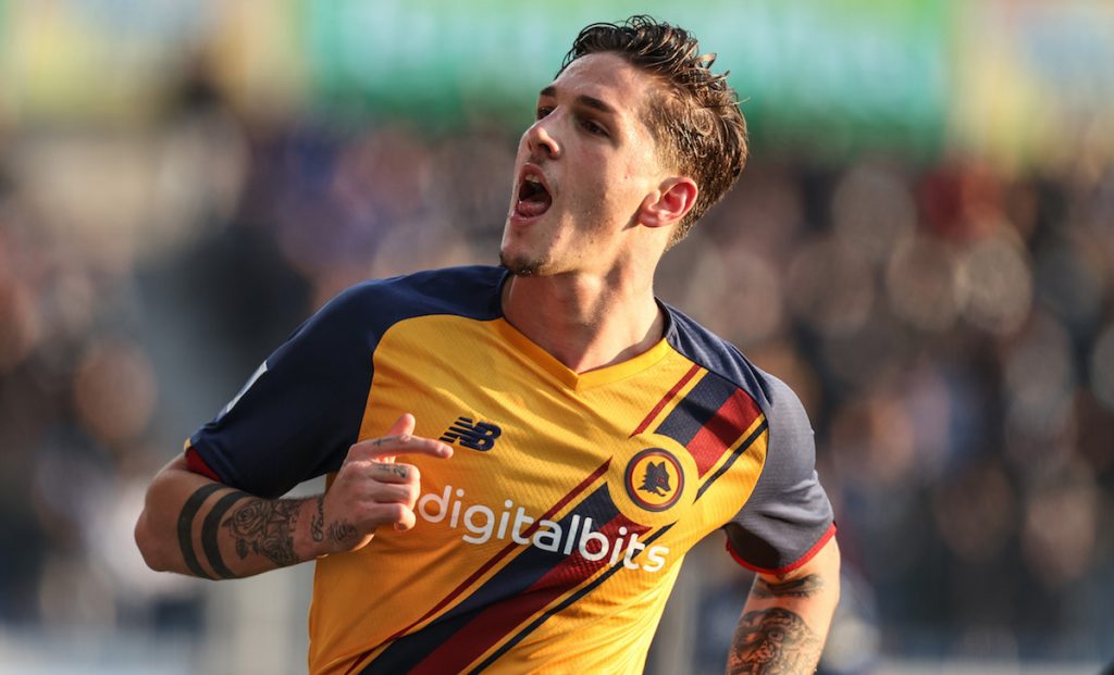 Zaniolo Roma, infortunio reale: le ultime in vista della Sampdoria 1 esult gol Zaniolo 1D3 0500