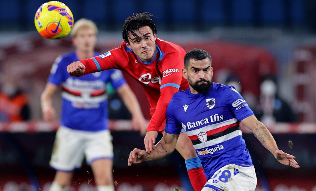 Napoli-Sampdoria, i voti dei quotidiani sportivi: bene Rincon e Ciervo, male Gabbiadini 1 Elmas Rincon CPur085