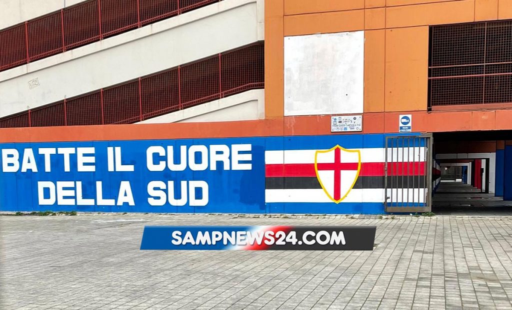 Sampdoria, nuovi murales sotto la Sud: le immagini - FOTO 1 WhatsApp Image 2022 01 02 at 11.22.21