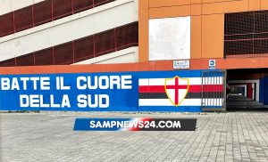 Sampdoria, nuovi murales sotto la Sud: le immagini – FOTO