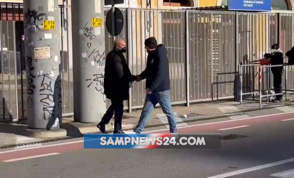 Presentazione Lanna: il presidente saluta i tifosi della Sampdoria - VIDEO 1 lannasalutatifosi