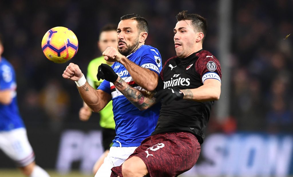 Romagnoli incontra la Sampdoria: la sua esperienza in blucerchiato 1 Quagliarella Romagnoli MG1 1094