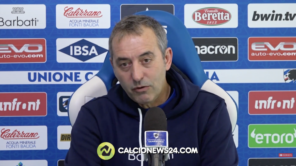 Giampaolo: «La Sampdoria non guarda in faccia nessuno. Giovinco…» - VIDEO 1 Schermata 2022 02 05 alle 16.09.57