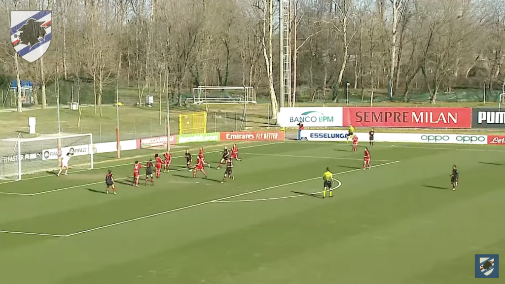 Highlights Milan-Sampdoria Women: tutti i gol del match di Coppa Italia 1 Schermata 2022 02 12 alle 18.05.45